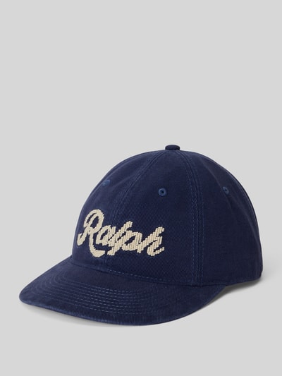 Polo Ralph Lauren Basecap aus reiner Baumwolle mit Logo-Stitching Marine 1