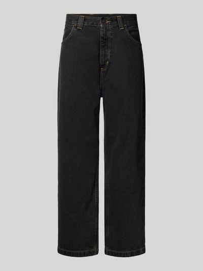 Carhartt Work In Progress Relaxed fit jeans met steekzakken, model 'BRANDON' Zwart - 2