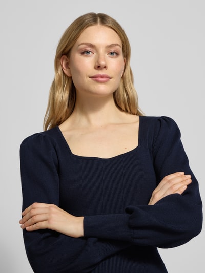 Lauren Ralph Lauren Strickpullover mit Puffärmeln Modell 'DIEKA' Blau 3