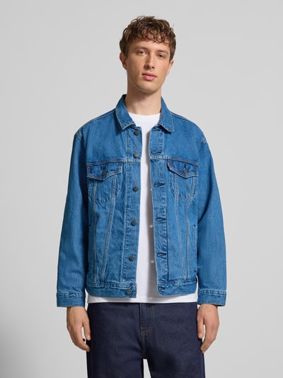 Levi's® Kurtka jeansowa o kroju relaxed fit z czystej bawełny Jeansowy niebieski 4