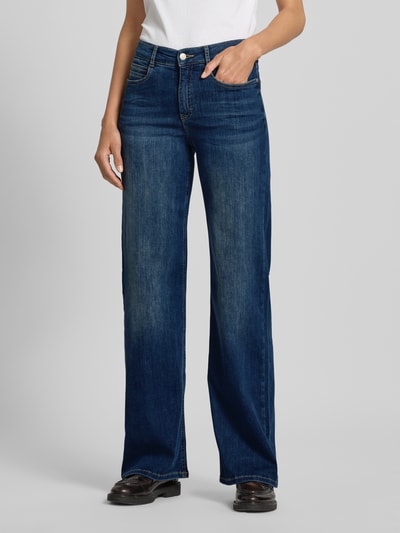 OPUS PANTS Wide fit jeans in 5-pocketmodel, model 'Melly' Marineblauw - 4