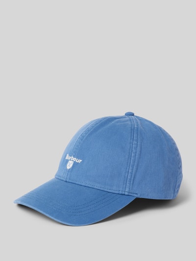 Barbour Basecap aus reiner Baumwolle Modell 'CASCADE' Hellblau 1