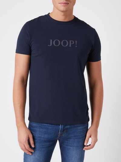 JOOP! Collection T-shirt ze streczem  Ciemnoniebieski 4