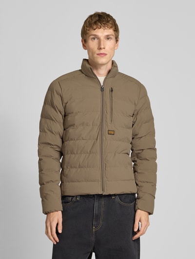 G-Star Raw Steppjacke mit Label-Patch Modell 'Foundation' Khaki 4