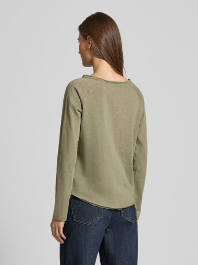 Smith and Soul Bluzka z długim rękawem z dekoltem okrągłym Khaki 5