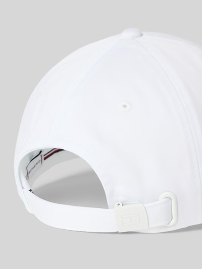 Tommy Hilfiger Czapka z daszkiem z czystej bawełny Biały 3