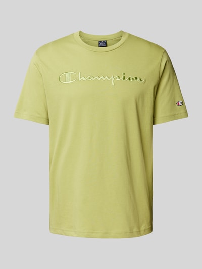CHAMPION T-Shirt mit Label-Print Mint 2