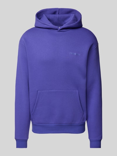 REVIEW Hoodie mit Label-Print Purple 1