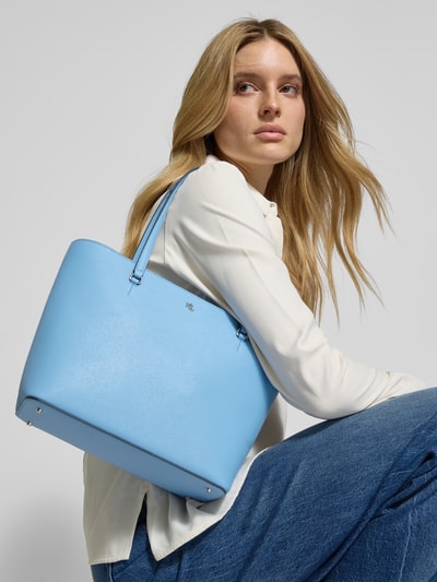 Lauren Ralph Lauren Handtasche mit Label-Detail Modell 'KARLY' Hellblau 1