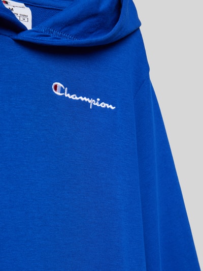 CHAMPION Hoodie mit Label-Stitching Royal 2