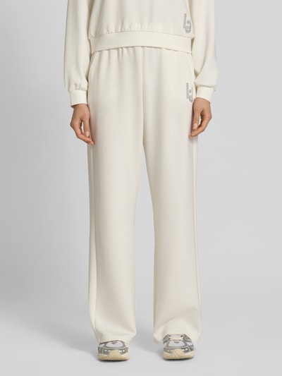 LIU JO SPORT Sweatpants mit elastischem Bund Offwhite 4