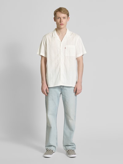 Levi's® Relaxed Fit Freizeithemd mit Brusttasche Modell 'THE SUNSET CAMP' Weiss 1