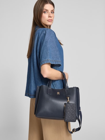 Tommy Hilfiger Schoudertas met riem Donkerblauw - 1