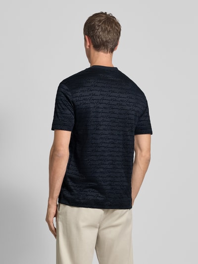 Emporio Armani T-Shirt mit Rundhalsausschnitt Marine 5