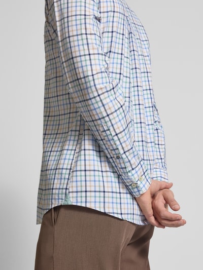 Fynch-Hatton Regular Fit Freizeithemd mit Logo-Stitching Modell 'Oxford' Weiss 3