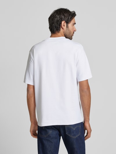 Jack & Jones Premium T-Shirt mit Label-Print Modell 'LACHAD' Weiss 5