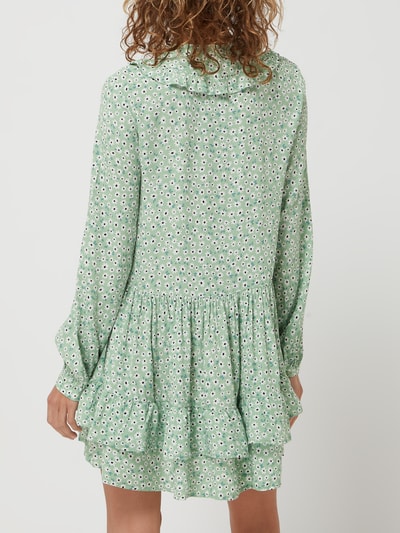 EDITED Mini jurk met volants in lichtgroen online kopen P C