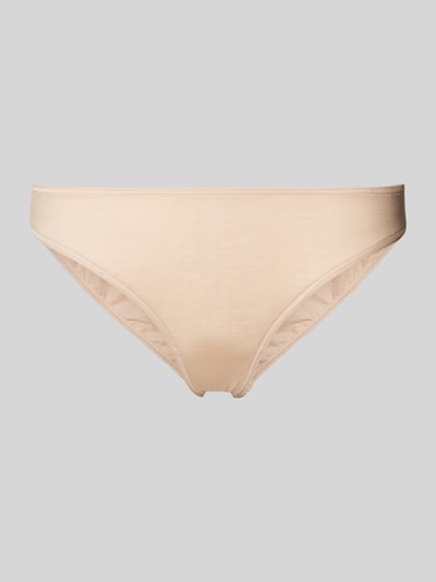 Hanro Slip mit eingefassten Abschlüssen Beige 1