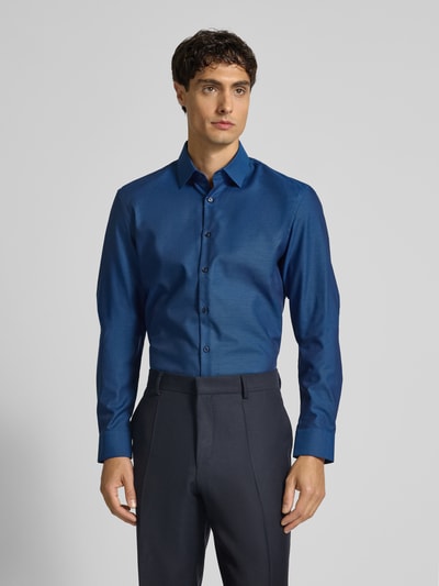 Jake*s Slim Fit Business-Hemd mit Kentkragen Royal 4