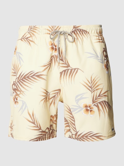 Rip Curl Badehose mit Allover-Muster Modell 'SURF' Gelb 1