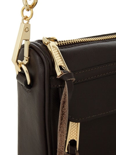 REBECCA MINKOFF Crossbody Bag aus Leder mit Kettenriemen  Dunkelgrau 3