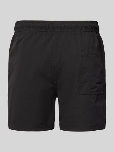 JACK & JONES straight fit zwembroek met logodetail model 'Maui' Zwart - 3