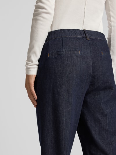 OPUS PANTS Jeansy z brzegiem model ‘Moira Clean’ Ciemnoniebieski 3