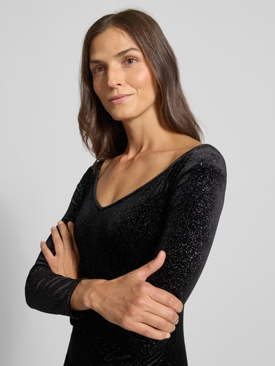 ARMANI EXCHANGE Midi-jurk met plooien Zwart - 3