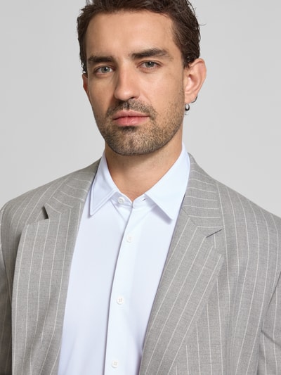 BOSS Slim Fit Businesshemd mit Struktur Modell 'P-ROAN' Weiss 3