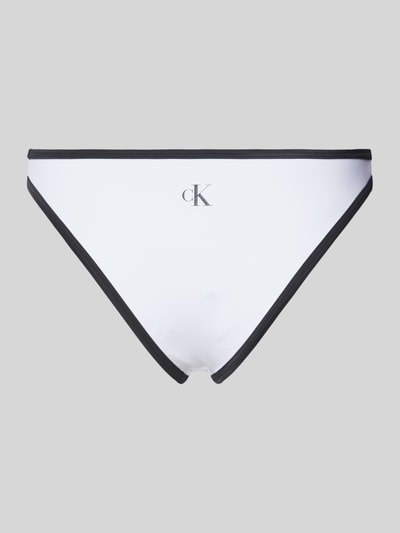 Calvin Klein Underwear Figi bikini o dwukolorowym designie model ‘CHEEKY’ Biały 3