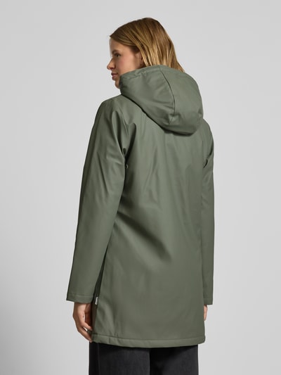 Only Regular Fit Regenjacke mit Kapuze Modell 'SALLY' Oliv 5