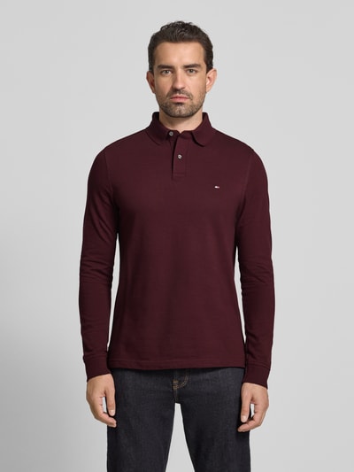 Tommy Hilfiger Regular Fit Poloshirt aus Baumwoll-Mix Bordeaux 4