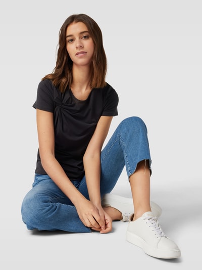 Weekend Max Mara T-Shirt mit Raffungen Modell 'PERGOLA' Black 1