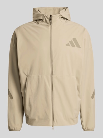 adidas Sportswear Trainingsjacke mit Kapuze und Logo Print Khaki 2