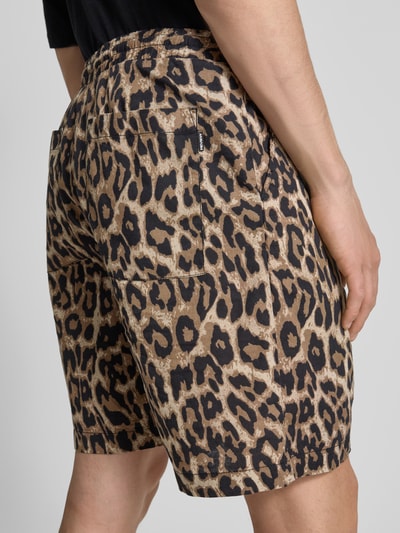 REVIEW Bermudas mit elastischem Bund Beige 3