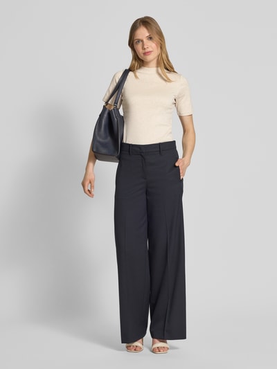 Christian Berg Woman T-shirt z prążkowaną stójką Beżowy melanż 1