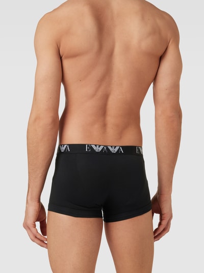 Emporio Armani Trunks mit Stretch-Anteil im 2er-Pack Black 4