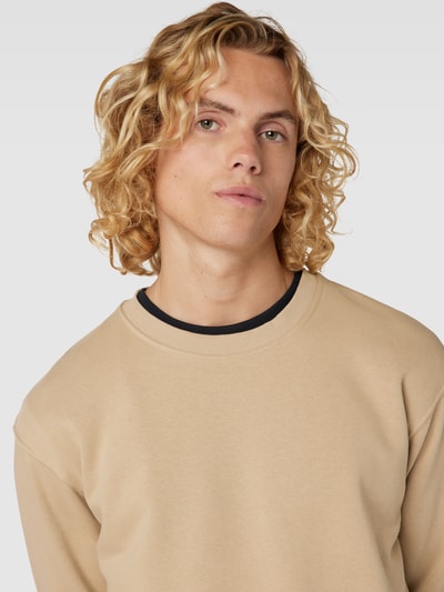 Jack & Jones Sweatshirt mit Rundhalsausschnitt Modell 'ESTAR' Beige 3