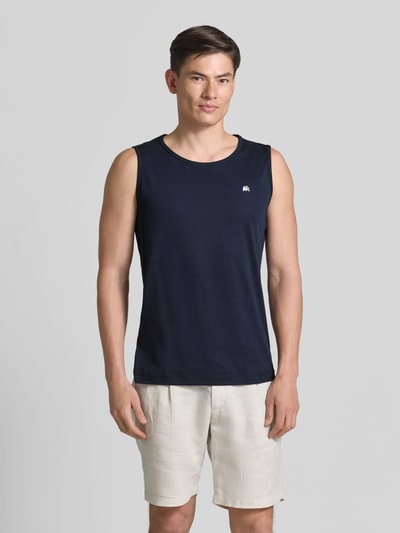 LERROS Tanktop mit Rundhalsausschnitt und Logo-Print Marine 4