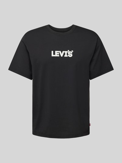 Levi's® T-shirt met labelprint Zwart - 2