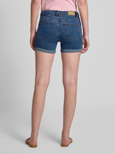 Vero Moda Regular Fit Shorts aus Baumwoll-Mix Modell 'LUNA' Jeansblau 5