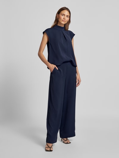 mbyM Jumpsuit met opstaande kraag, model 'Maaja' Marineblauw - 1