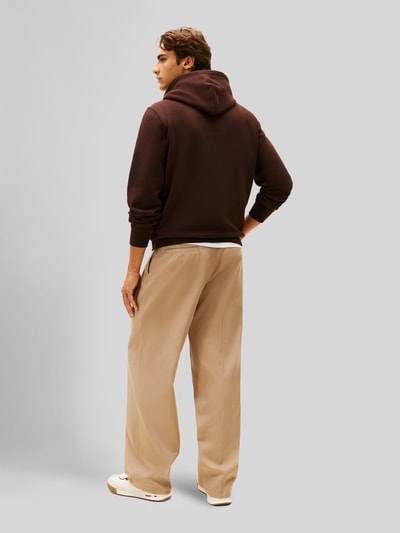 Tommy Hilfiger bluza z kapturem o kroju regular fit z mieszanki bawełny Średniobrązowy 5