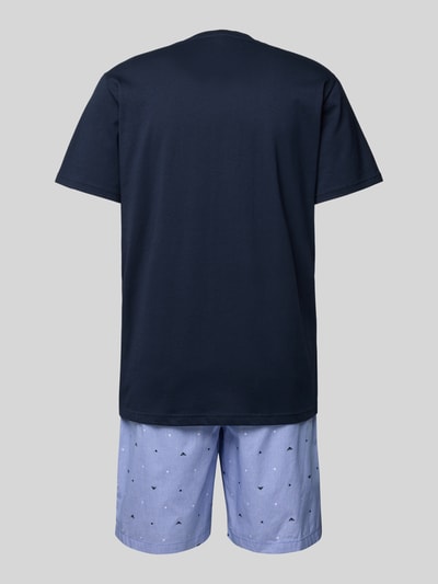 Emporio Armani Pyjama mit Logo-Stitchings Marine 3