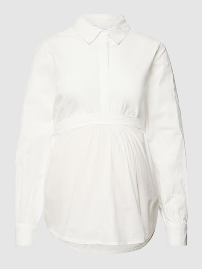 Mamalicious Umstands-Bluse mit Bindegürtel Modell 'LETICIA' Weiss 2