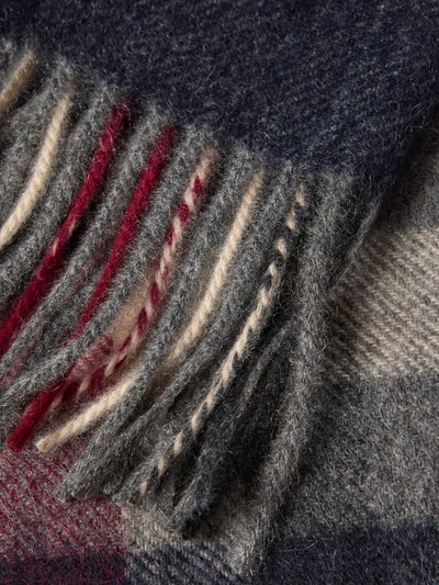 SALMONE Sjaal van puur kasjmier Marineblauw - 2