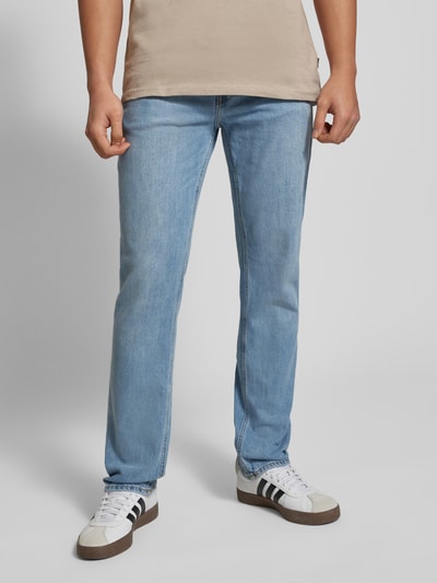 Jack & Jones Regular Fit Jeans im 5-Pocket-Design Modell 'CLARK' Hellblau 4