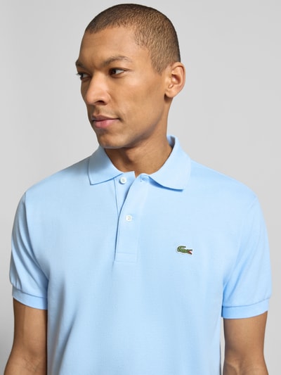 Lacoste Koszulka polo Regular Fit z czystej bawełny Jasnoniebieski 3