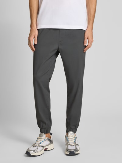 Jack & Jones Regular Fit Jogpants mit elastischem Bund Modell 'GORDON' Mittelgrau 4