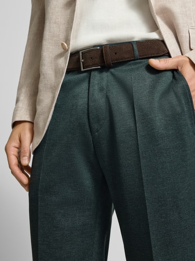 Roy Robson Anzughose mit Bügelfalten und Gesäßtaschen Gruen 3